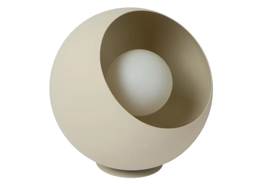 Lucide DOREDOS - Tischlampe - Ø 20 cm - 1xE27 - Beige - ausgeschaltet